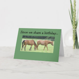SEDAN VI EN BIRTHDAY KORT