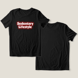 SEDANTÄR LIFESTYLE Speciell Anpassade AVSLAPPNAD T Shirt