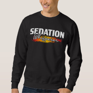 Sedation Whisperer Anestetist Anestesiologi Ane Lång Ärmad Tröja