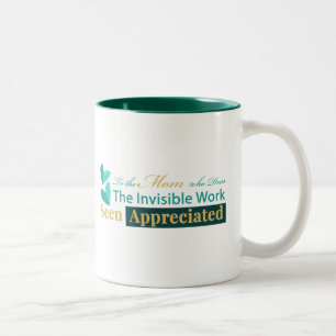 "Sedd & Uppskattad" present till mamma - vit mugg