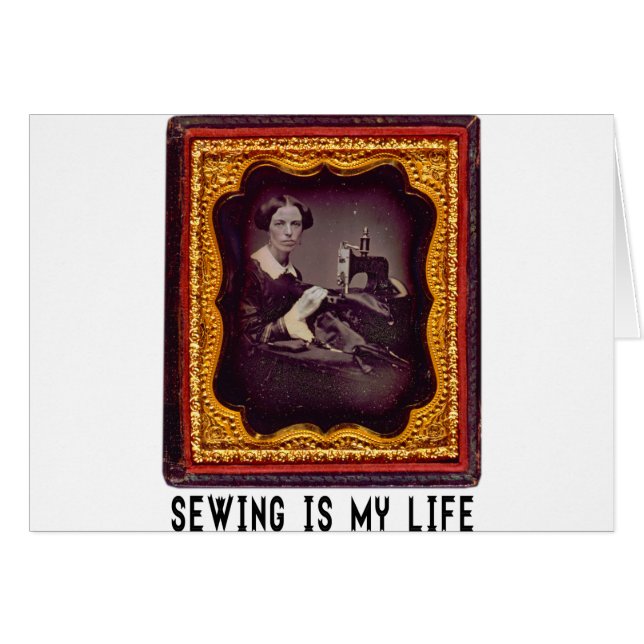 Seden är mitt liv hälsningskort (Framsidan Horizontal)