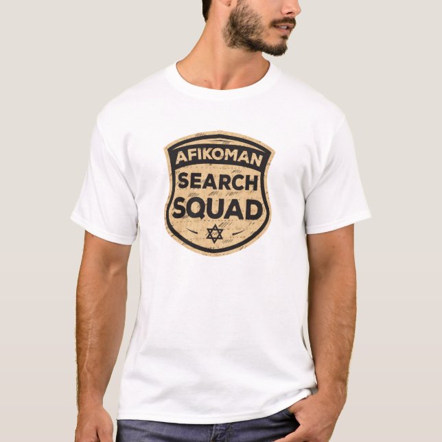 Seder för påskhögtid för Afikoman sökandeSquad T Shirt (Framsida)