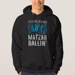 Seder Jewish Vin & Matzah Ballin'Passover Hoodie