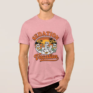Sederande Semester Retro Tandläkarhumor T-Shirt De