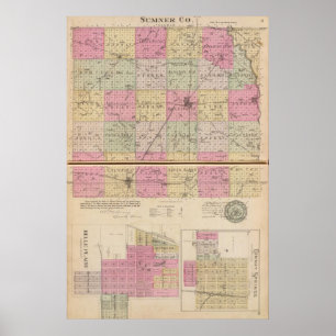 Sedgwick County, Conway och Belle Plaine, Kansas Poster