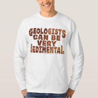 "Sedimental" geologer T-shirt