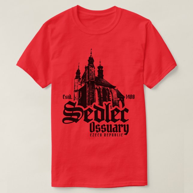 Sedlec Ossuary T Shirt (Design framsida)