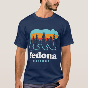 Sedona Arizona Bear Sunset Träd T Shirt