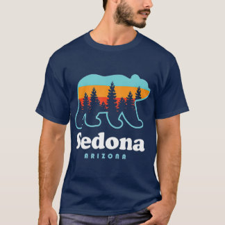 Sedona Arizona Bear Sunset Träd T Shirt