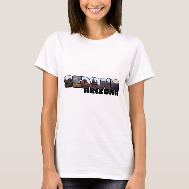 Sedona Arizona Big Brev - bergsvisioner T Shirt (Framsida)