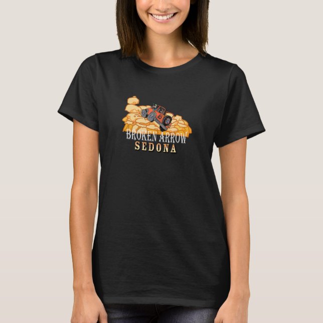 Sedona Arizona (bruten pil) vid rulle 4 Wh T Shirt (Framsida)