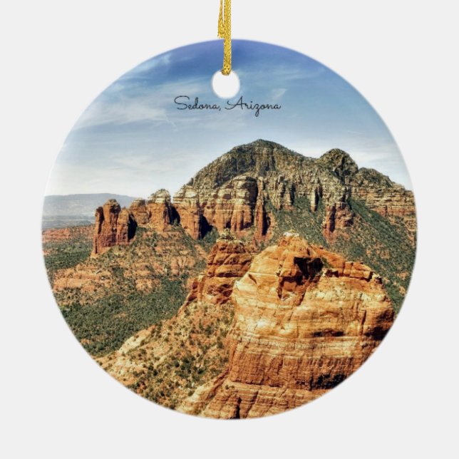 Sedona, Arizona Julgransprydnad Keramik (Baksidan)