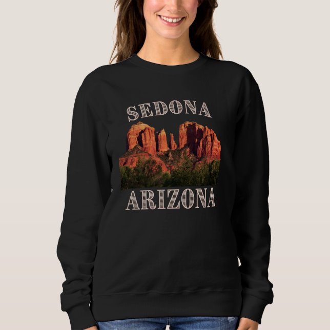Sedona Arizona Ligcape Red Sten T Shirt (Framsida)
