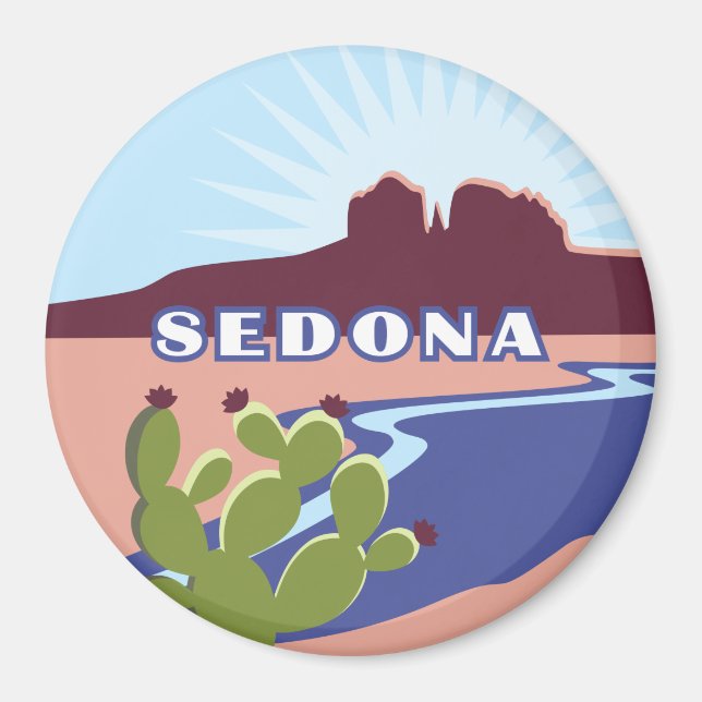 Sedona, Arizona Magnet (Framsidan)
