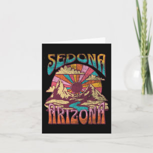Sedona Arizona Natur som gömmer berg utanför dörra Kort