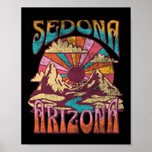 Sedona Arizona Natur Vandring Berg Utomhus Vi Poster