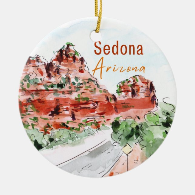 Sedona Arizona Ornament (Framsidan)