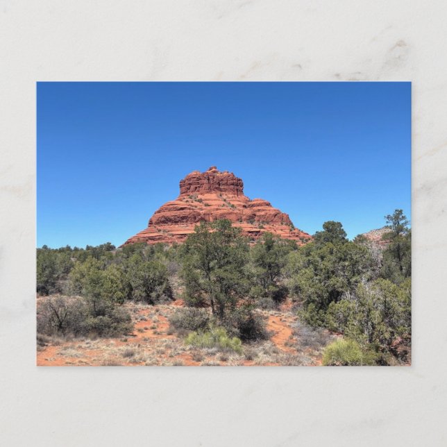Sedona Arizona Red Rock Butte Vykort (Framsida)