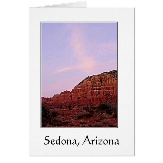 Sedona Arizona red sten Hälsningskort (Framsidan)