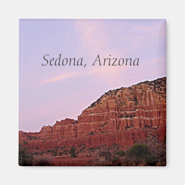 Sedona, Arizona red sten Magnet (Framsidan)