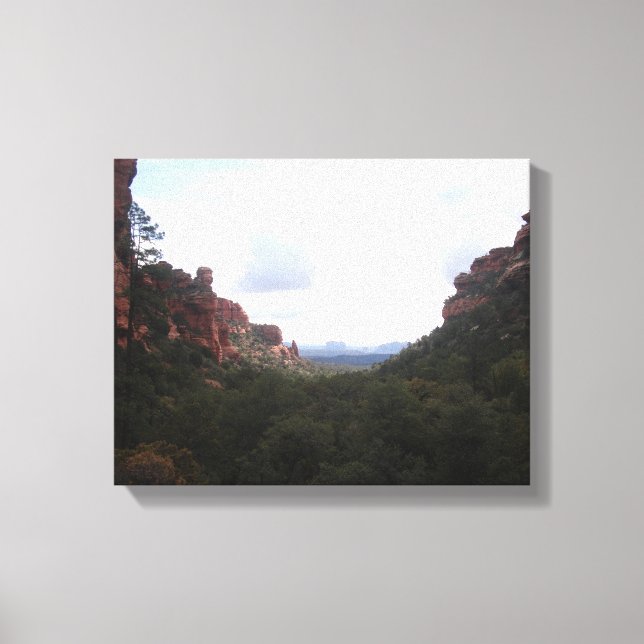 Sedona Arizona Red Sten Wrapped Canvas Skriv ut (Framsida)