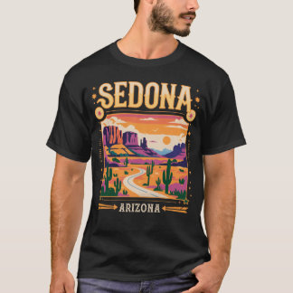 Sedona Arizona Retro Ligcape Desert Southwest T Shirt