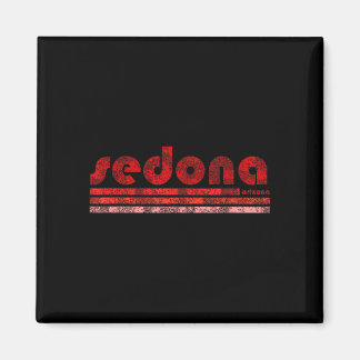 Sedona arizona retro vintage väderbiten vandring magnet
