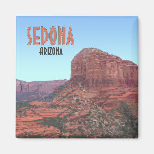 Sedona Arizona sätta en klocka på Magnet