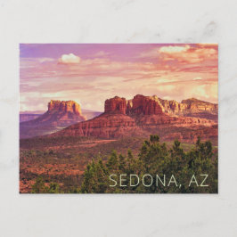 Sedona Arizona Solnedgång Postkort Vykort