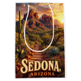 Sedona Arizona Solnedgång Röd Klippa Öken Resa