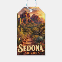 Sedona Arizona Solnedgång Röd Klippa Öken Resa