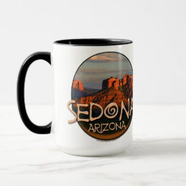 Sedona Arizona solnedgångmugg Mugg