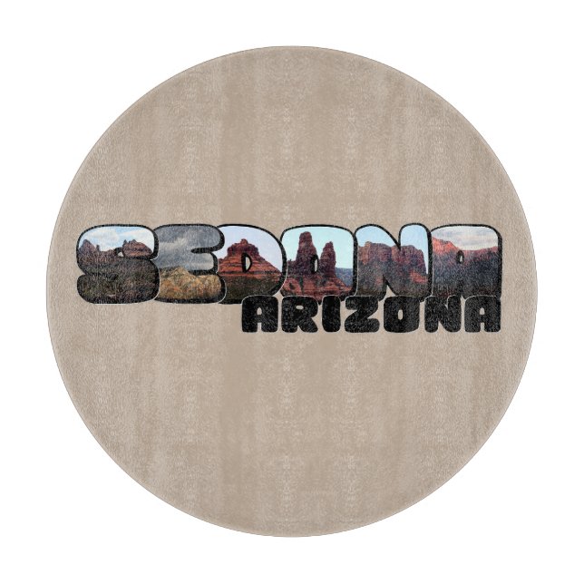 Sedona Arizona Stor Bokstav - Bergsutsikt (Framsidan)