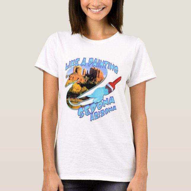 Sedona Arizona T Shirt (Framsida)