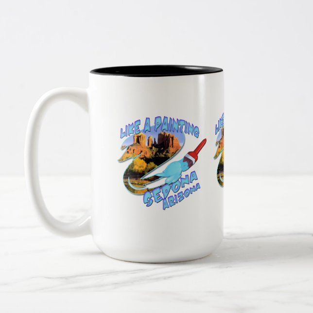 Sedona Arizona Två-Tonad Mugg (Vänster)