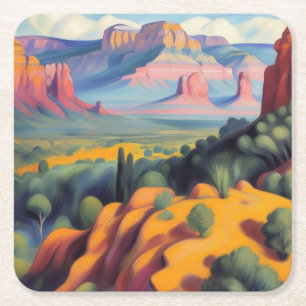 Sedona, Arizona Underlägg Papper Kvadrat