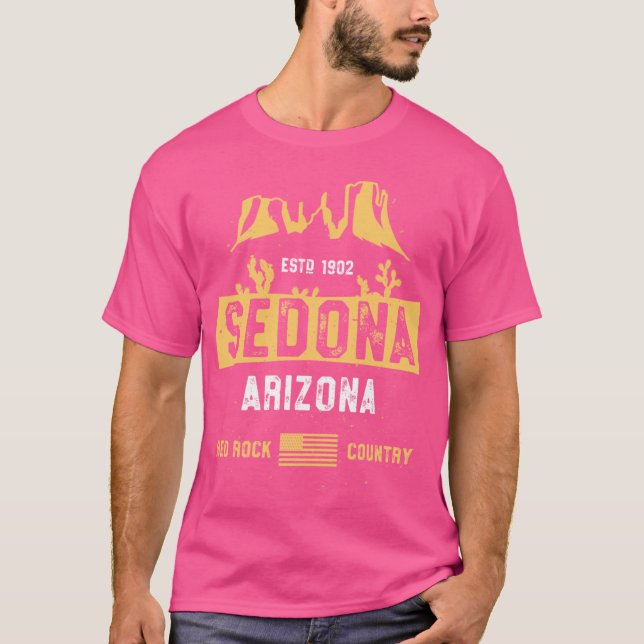 Sedona Arizona Vacation Shirt Red Rock Country Cac T Shirt (Framsida)