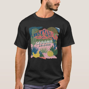 Sedona Arizona Vintage Öken T Shirt