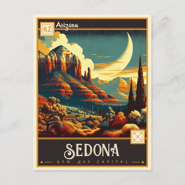 Sedona, Arizona | VINTAGE Vykort (Framsida)