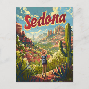 Sedona Arizona Vintage Vykort