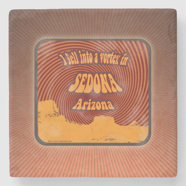 Sedona Arizona virvel Stenunderlägg (Framsidan)