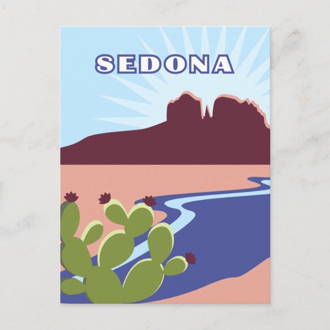 Sedona, Arizona Vykort (Framsida)