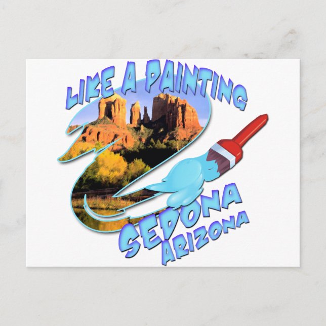 Sedona Arizona Vykort (Framsida)