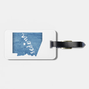 Sedona Arizona Wood Grain Bagagebricka
