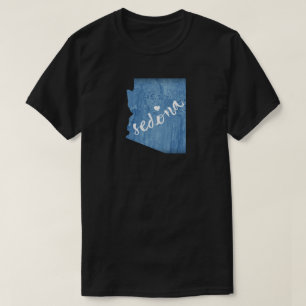 Sedona Arizona Wood Grain T Shirt