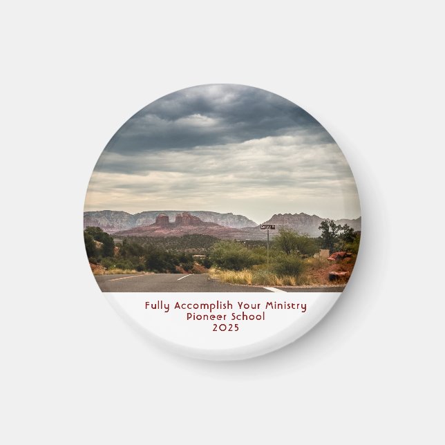 Sedona, AZ Pioneer School Magnet (Framsidan)