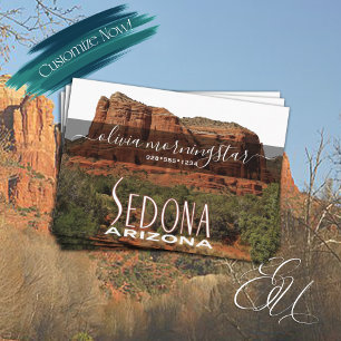 Sedona AZ QR-kod Visitkort
