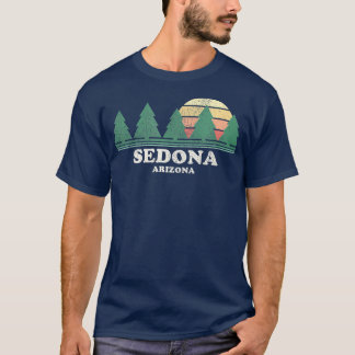 Sedona AZ Vintage Throwback Tee Retro 70s Design