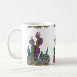 Sedona Cactus Flower Tiled design Mug Kaffemugg