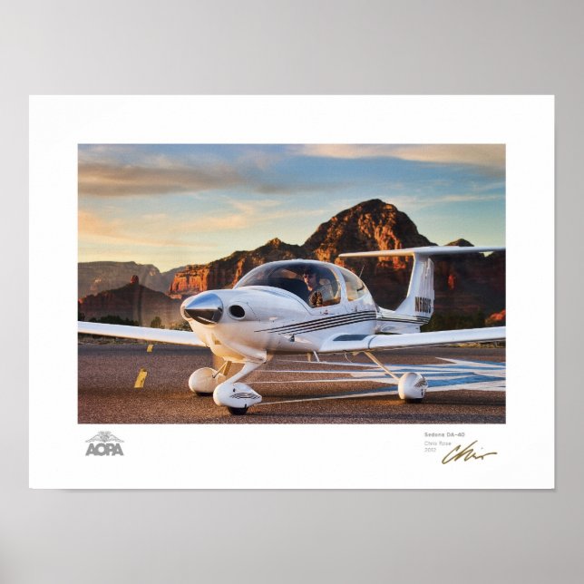 Sedona DA-40 Gallery Poster (Framsidan)